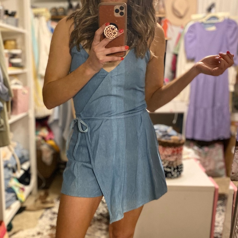 Minkpink Denim Romper